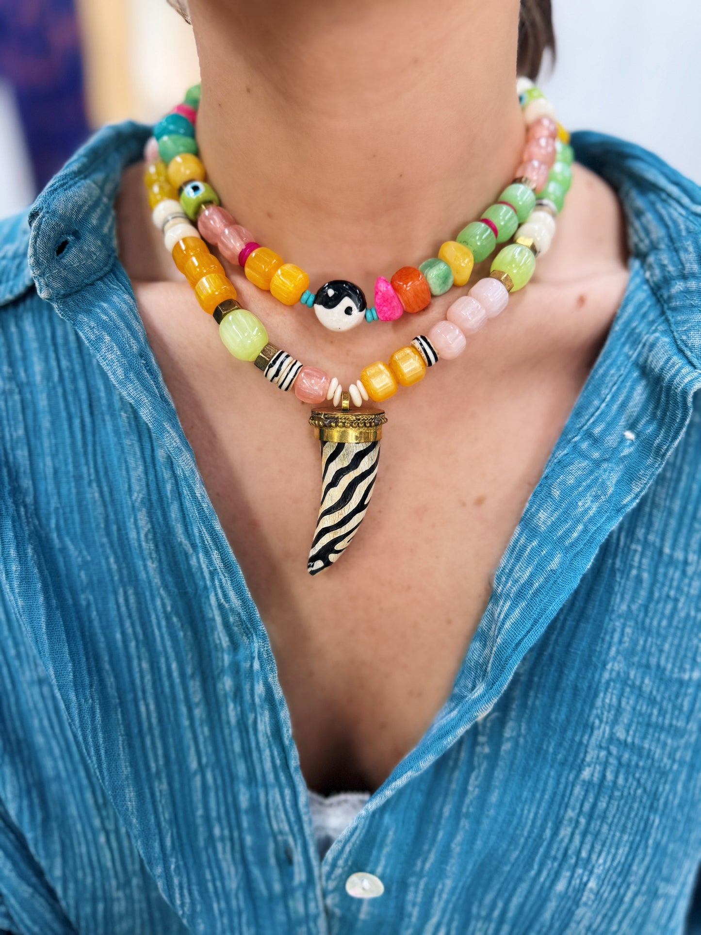 Bead Candy Necklace Set