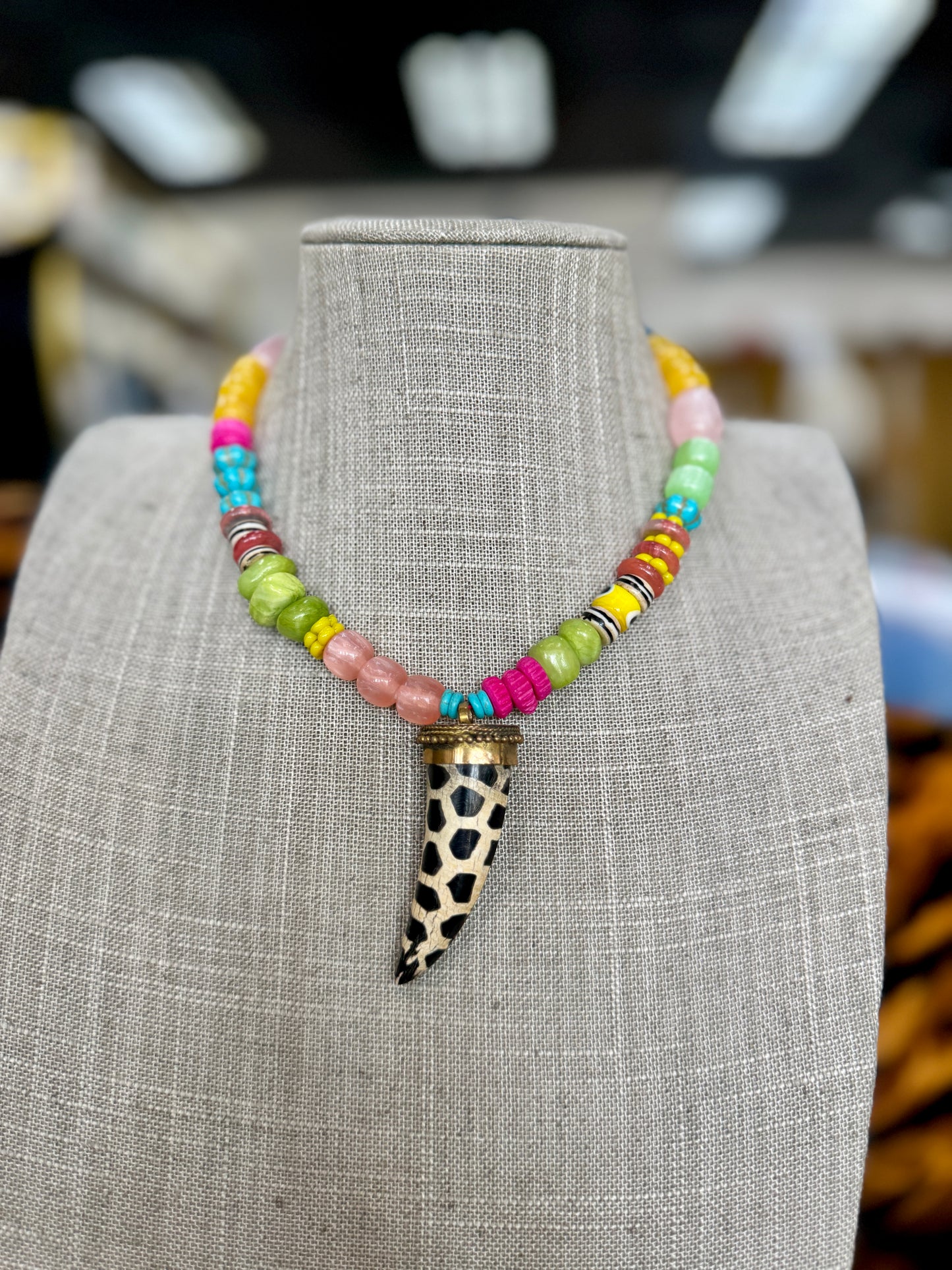 Reese Horn Necklace