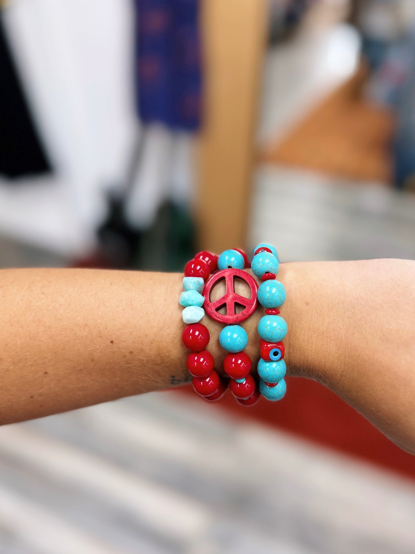 Protection & Peace Bracelet Stack
