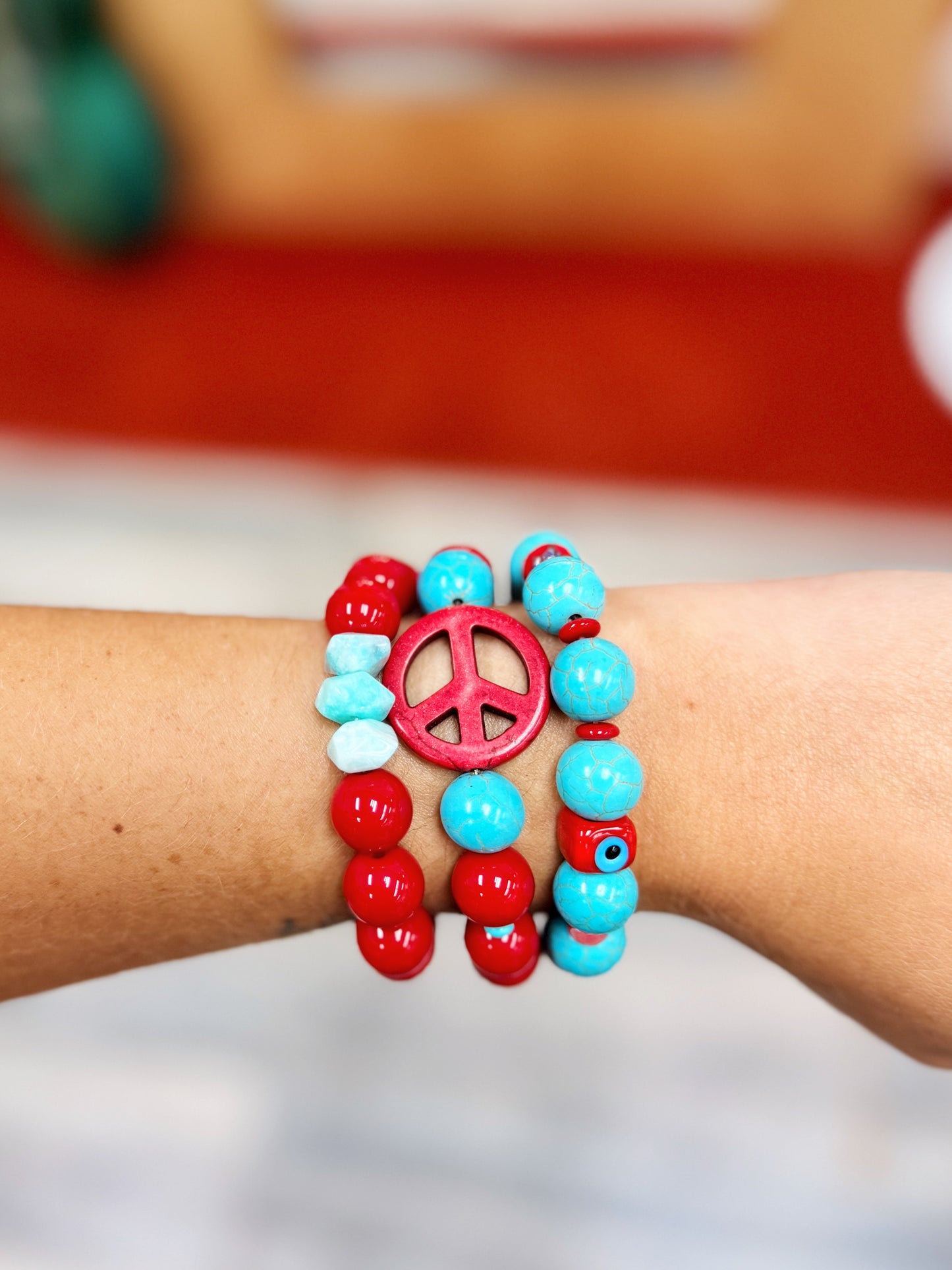 Protection & Peace Bracelet Stack