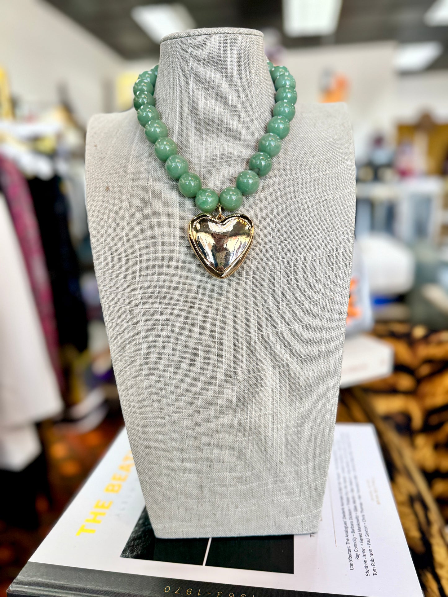 Jaded Heart Necklace