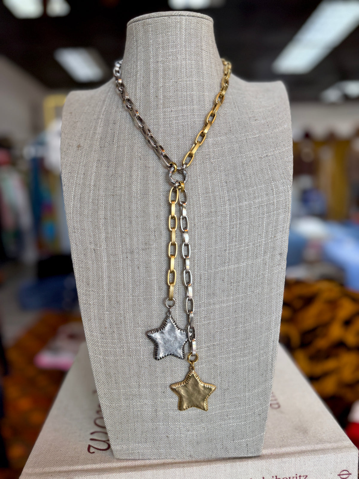 Double Stitch Star Lariat