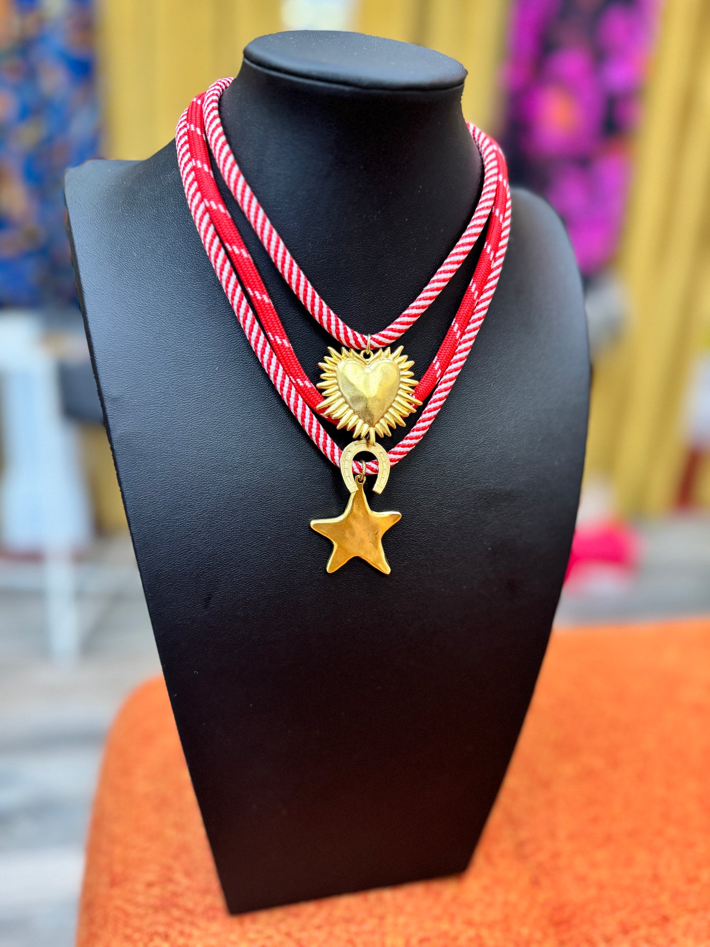 Red Cord Necklace