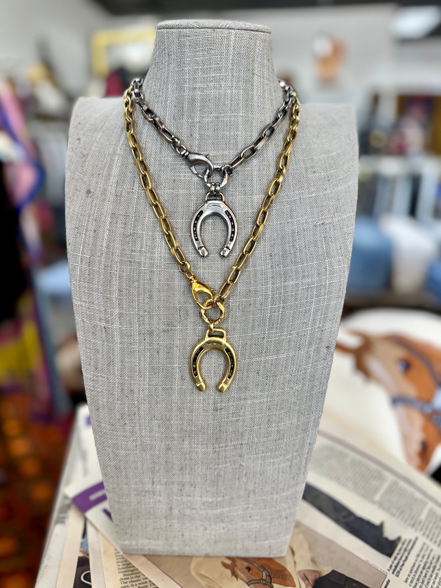 Lucky Horseshoe Necklace