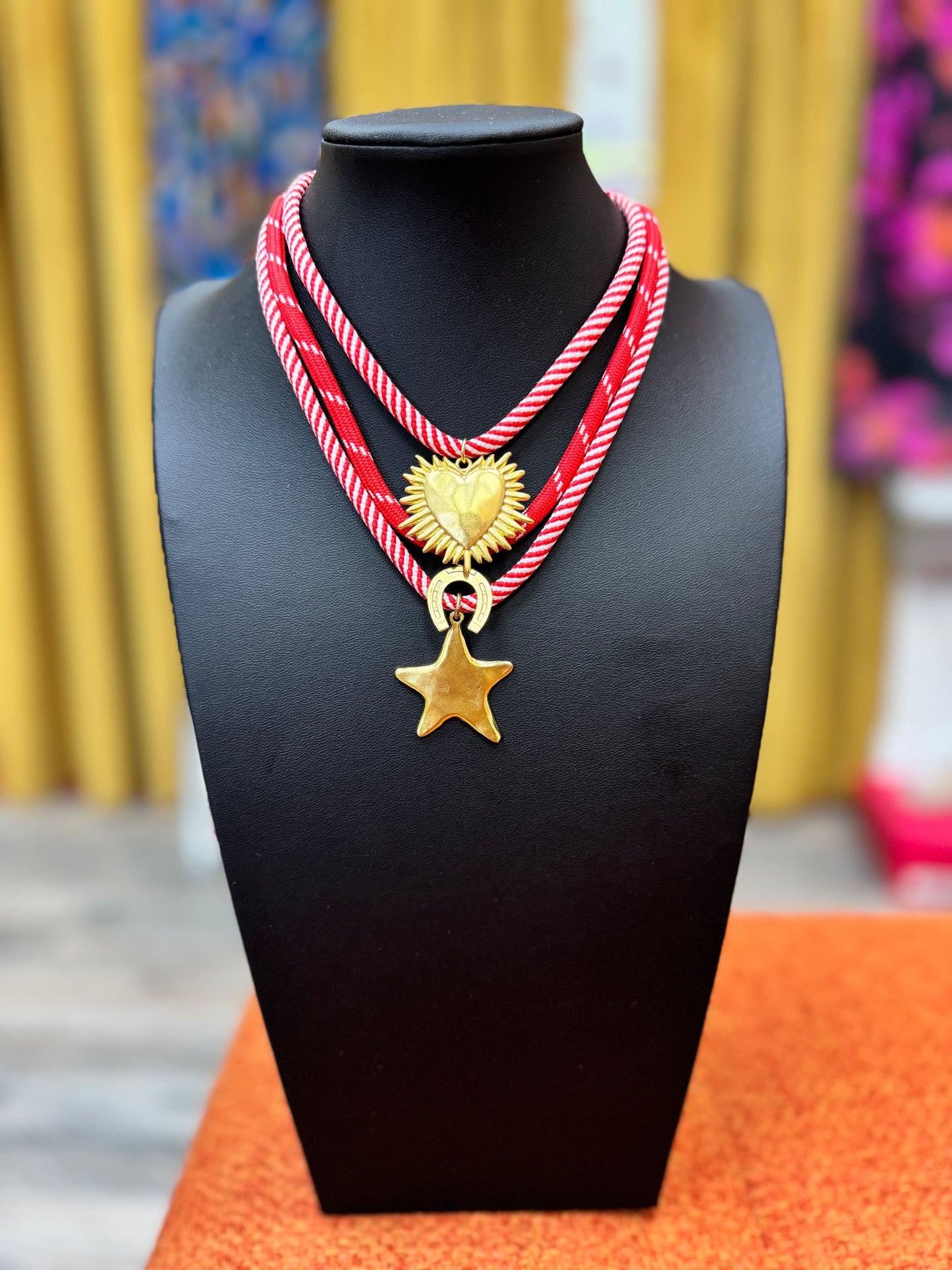 Red Cord Necklace