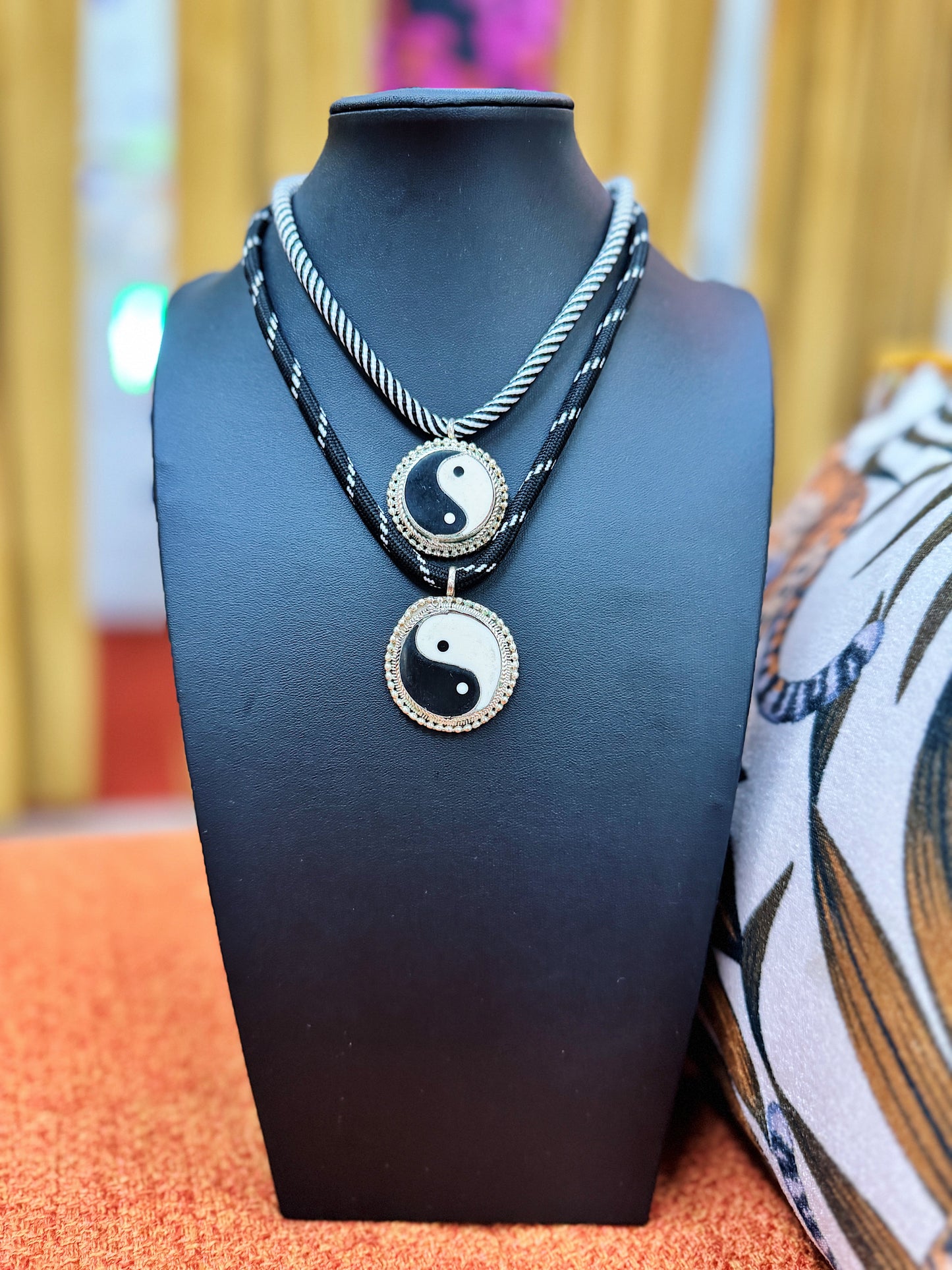 Yin & Yang Cord Necklace