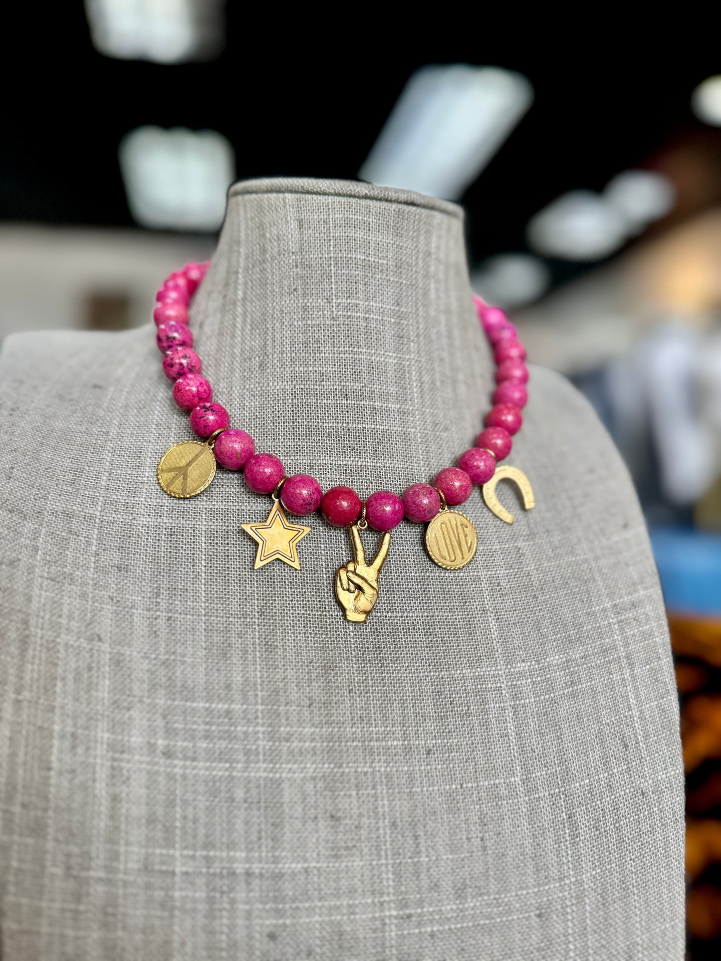 Peace, Love & Luck Necklace