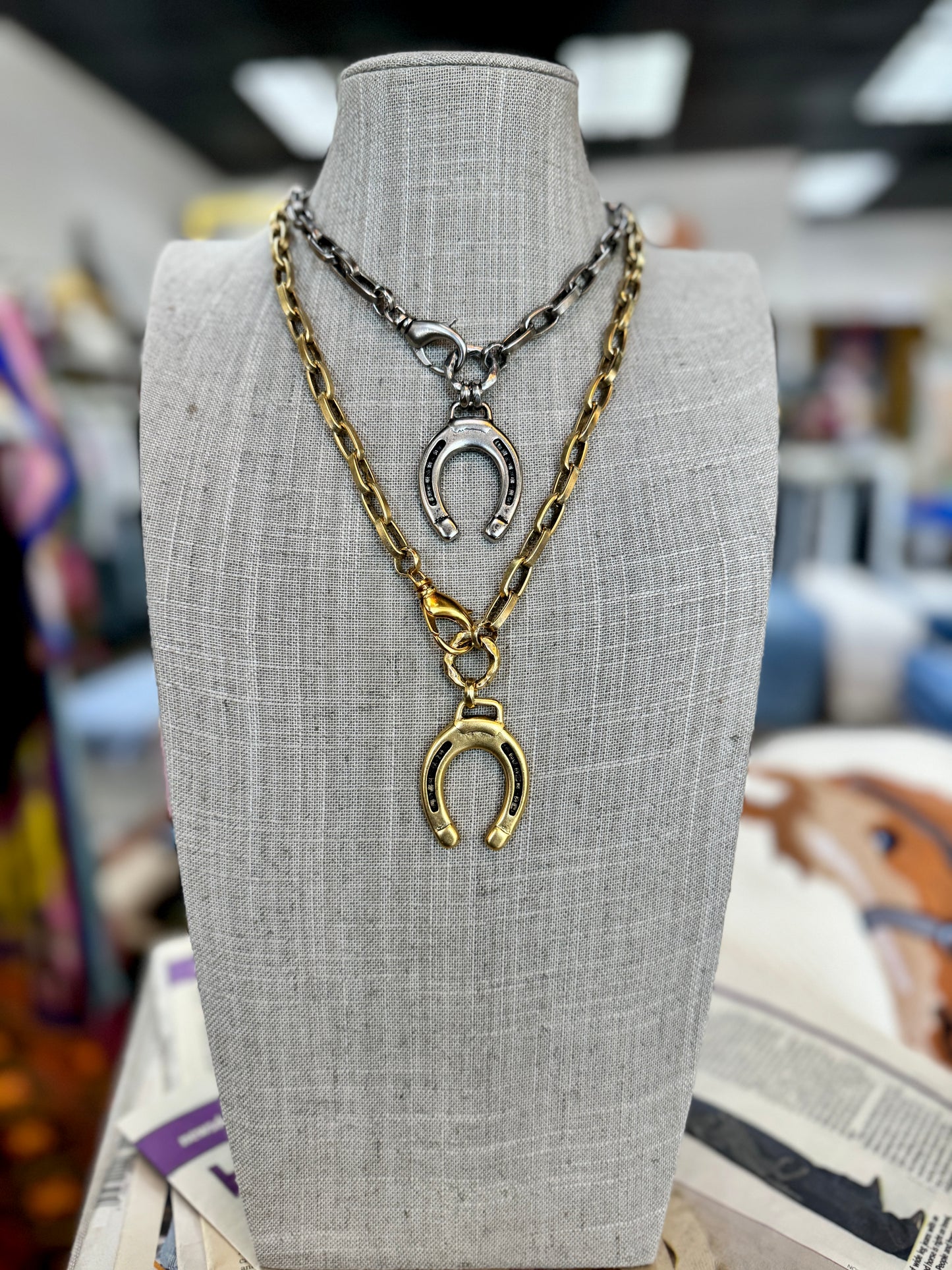 Lucky Horseshoe Necklace