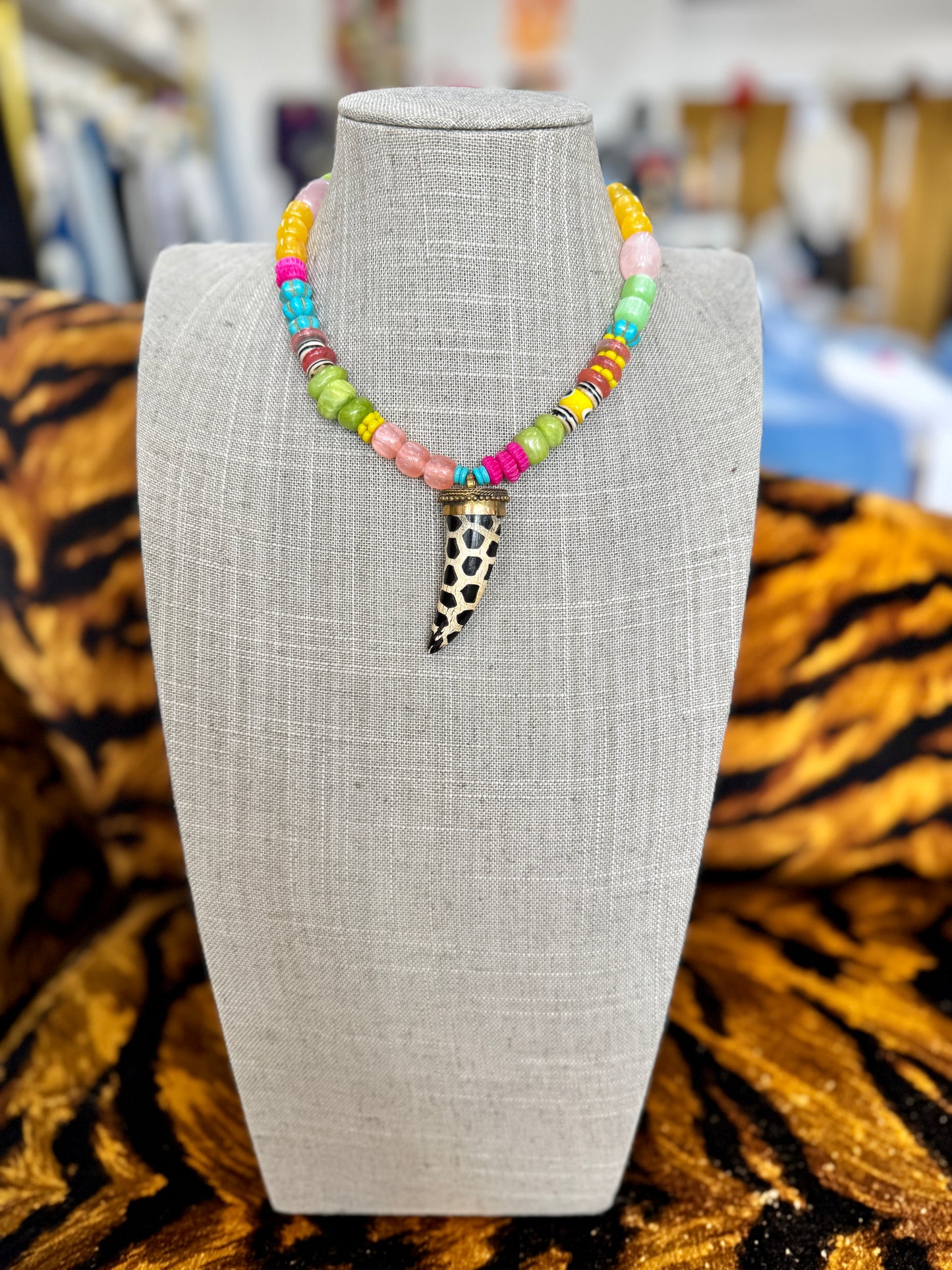 Reese Horn Necklace