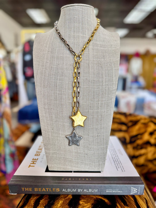 Double Stitch Star Lariat