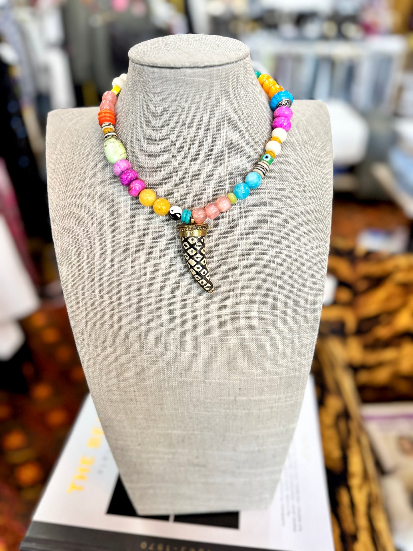 Reese Horn Necklace