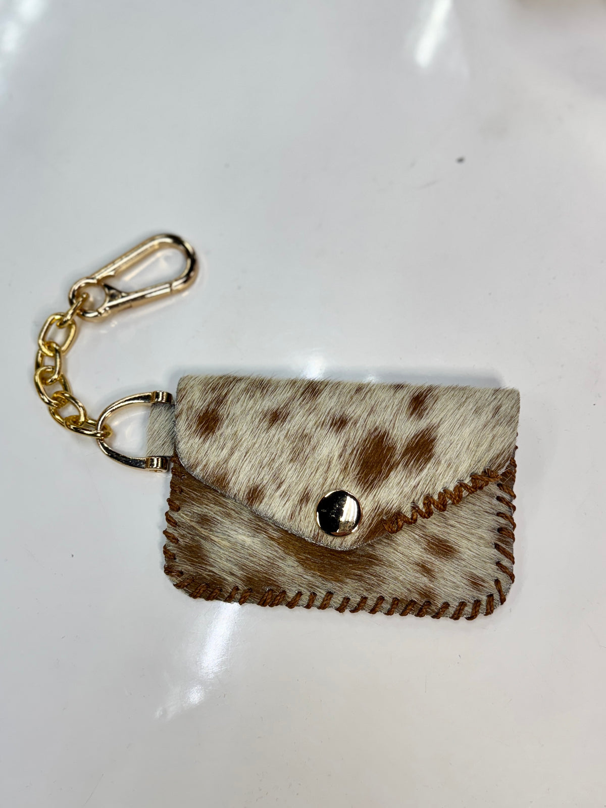 Cowhide Key Pouch