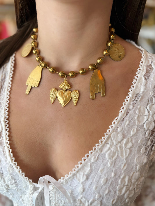 Go Love Yourself Charm Necklace