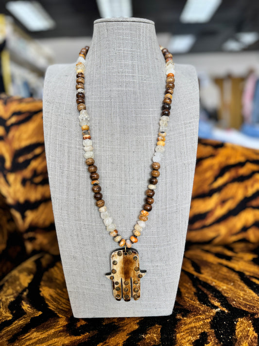 Aldi Wood Necklace