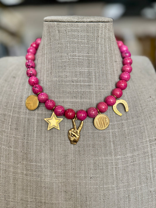Peace, Love & Luck Necklace