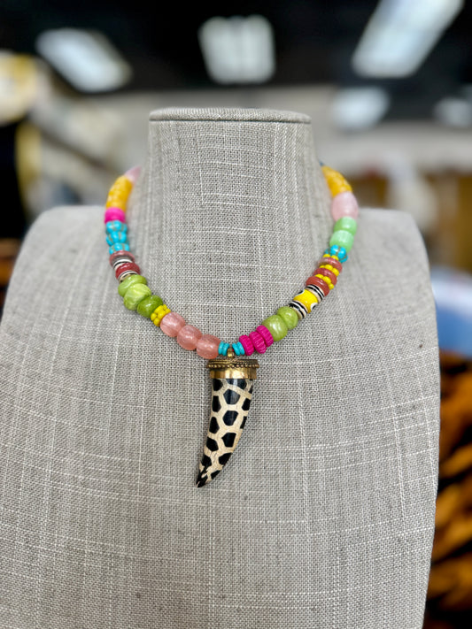 Reese Horn Necklace