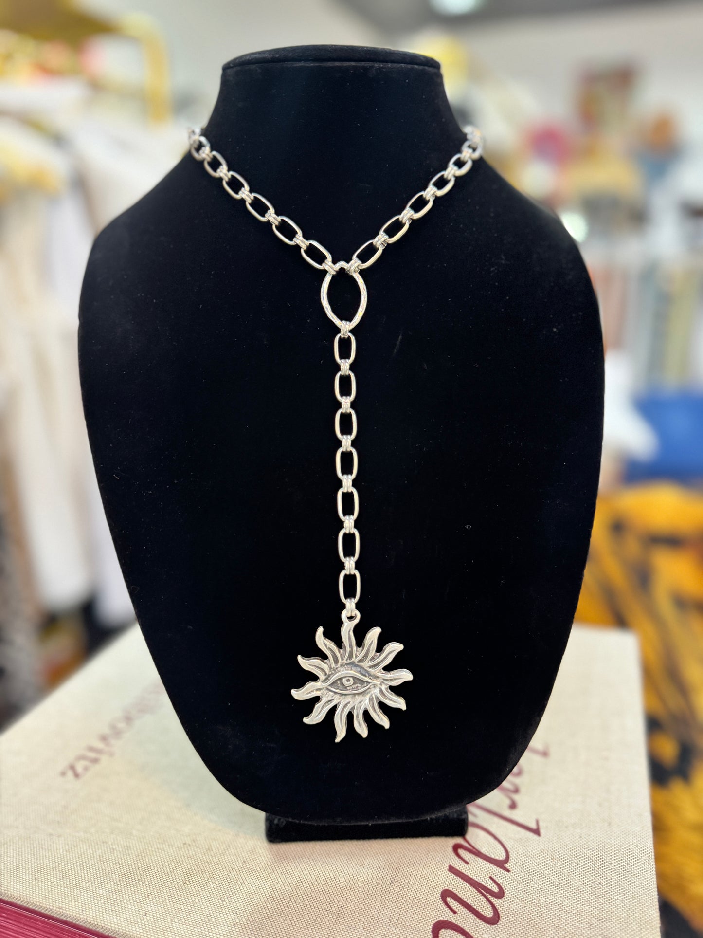 Evil Eye Lariat Necklace