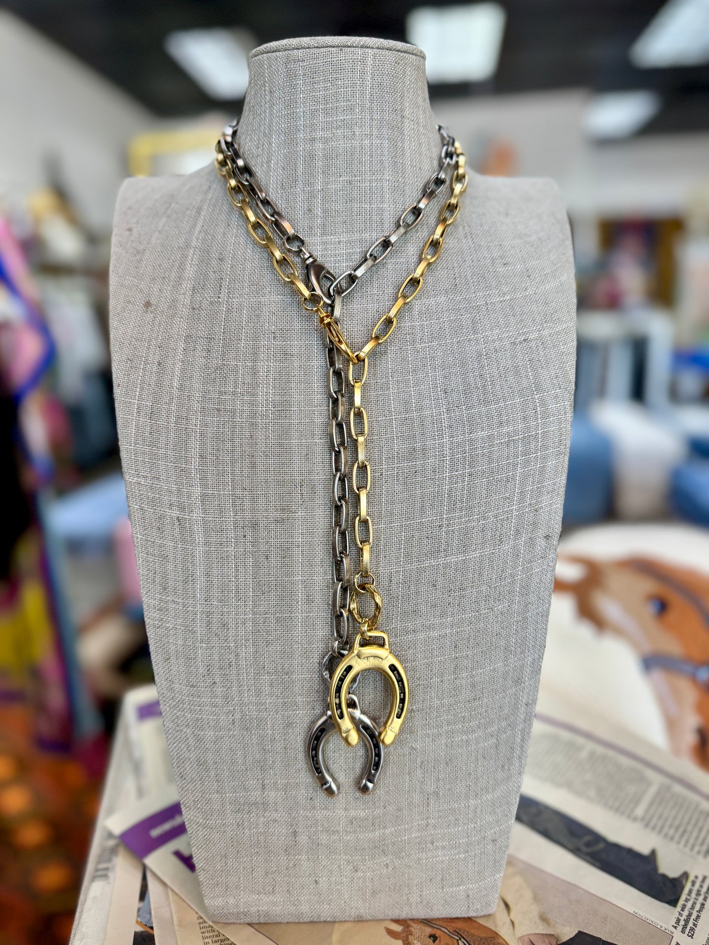 Lucky Horseshoe Necklace