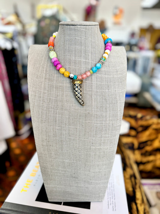 Candy Horn Necklace