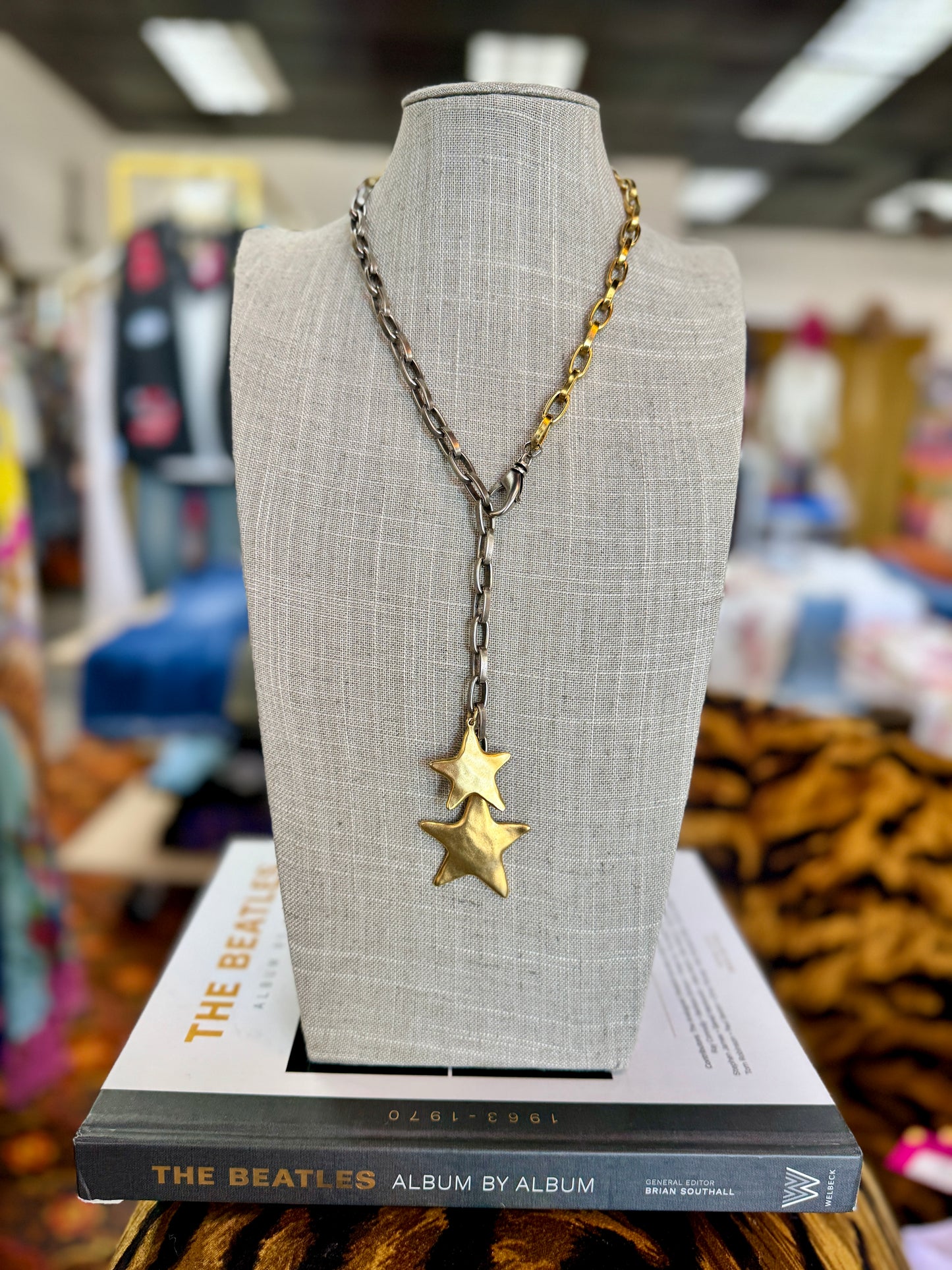 Shining Stars Lariat Necklace