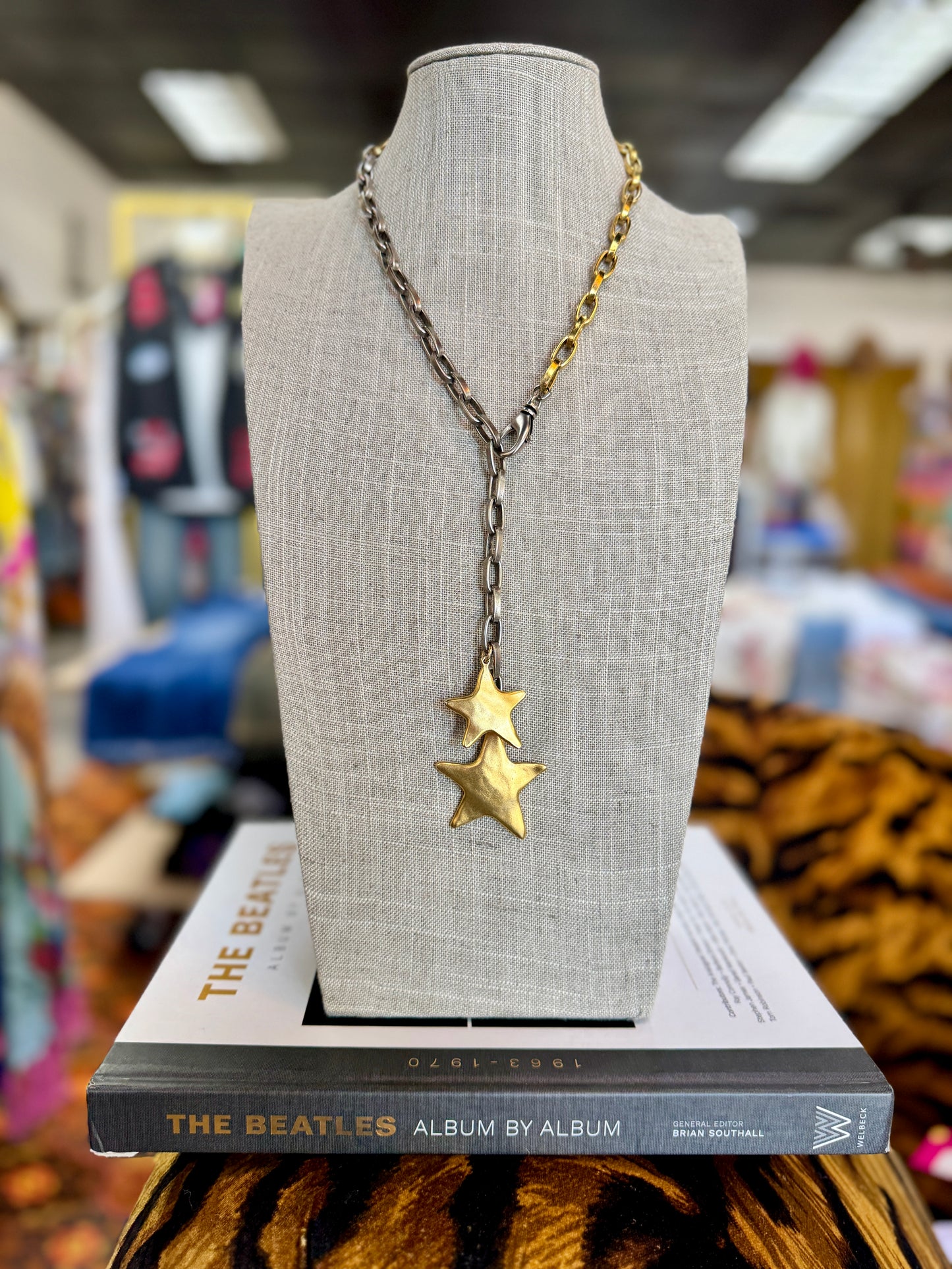 Shining Stars Lariat Necklace