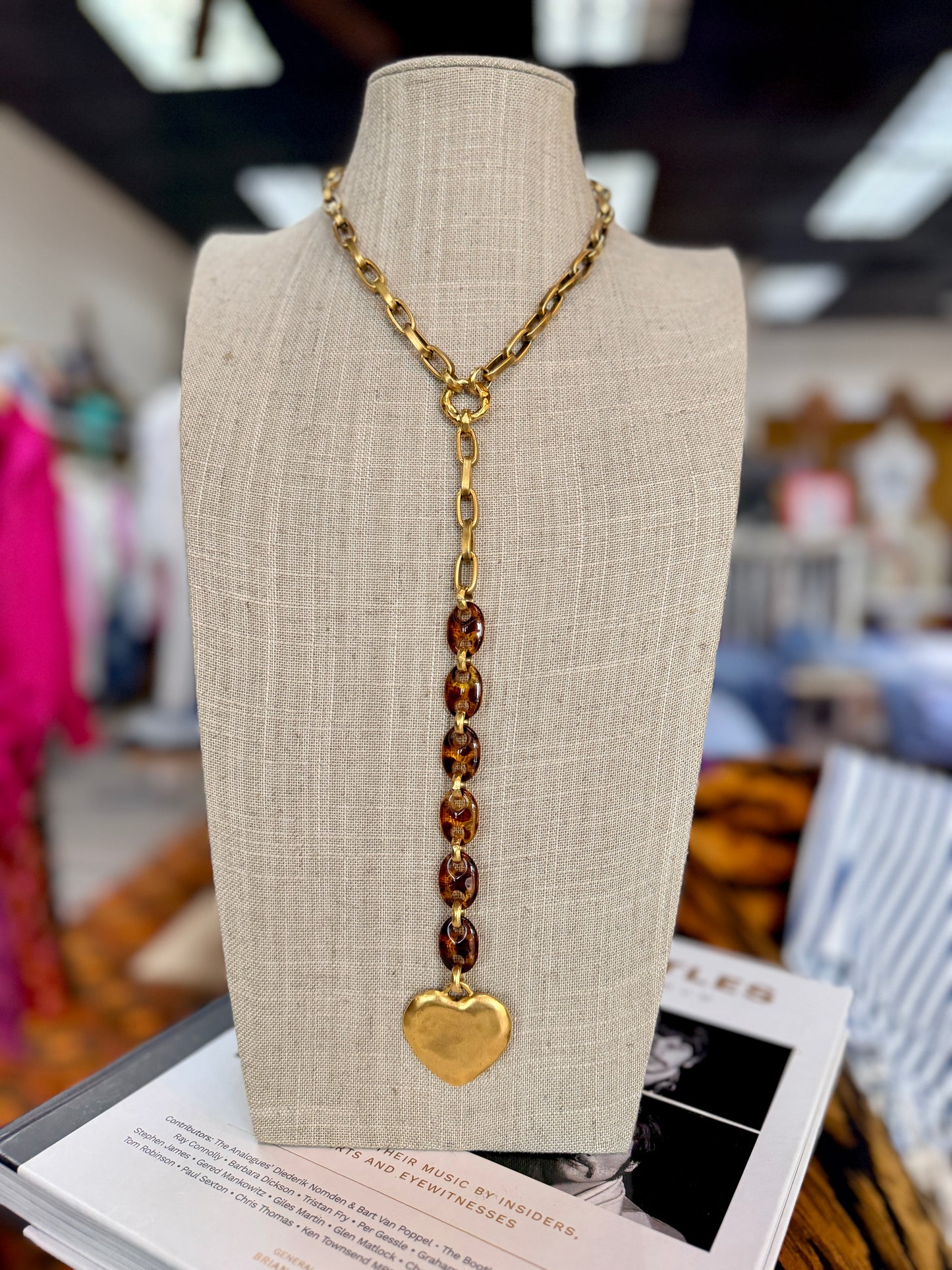 Golden Hour Lariat Necklace