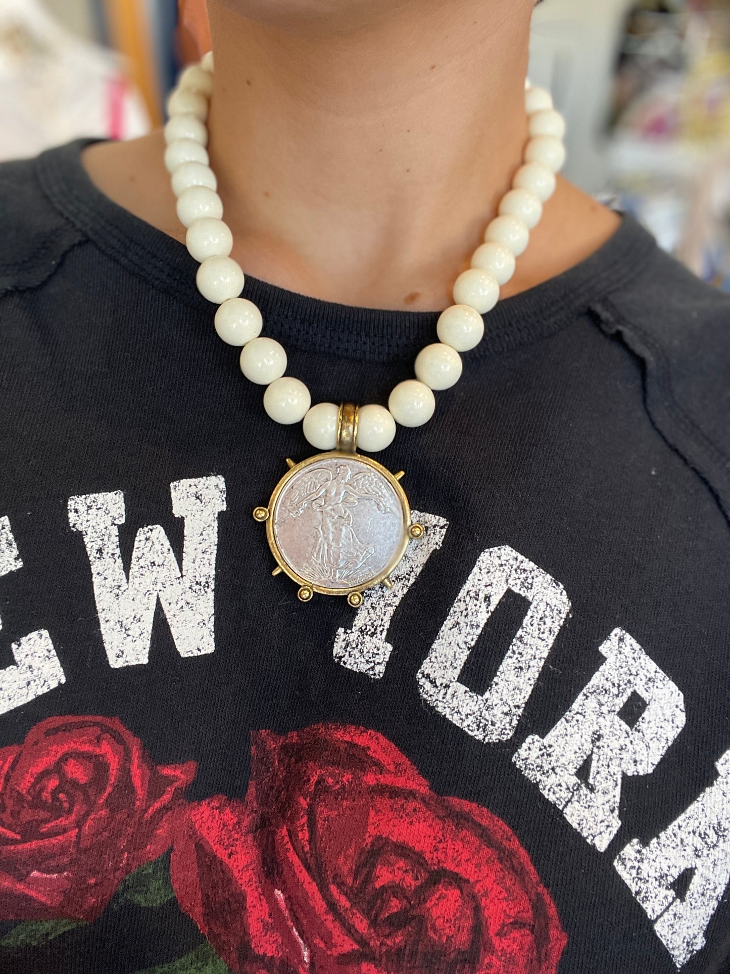 Lovefool Vintage Coin Necklace