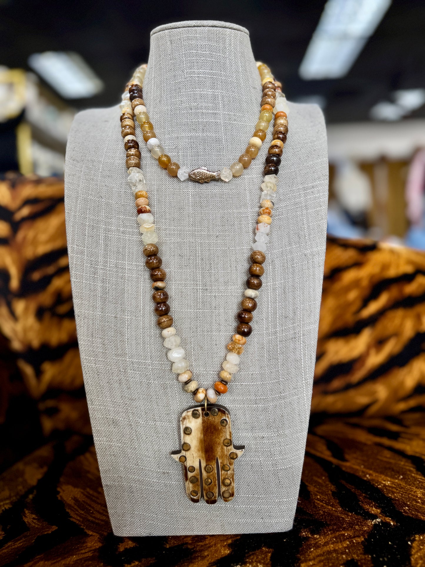 Aldi Wood Necklace