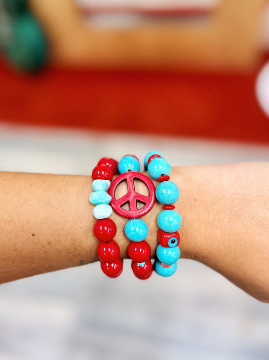 Protection & Peace Bracelet Stack