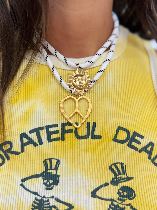 White Cord Necklace